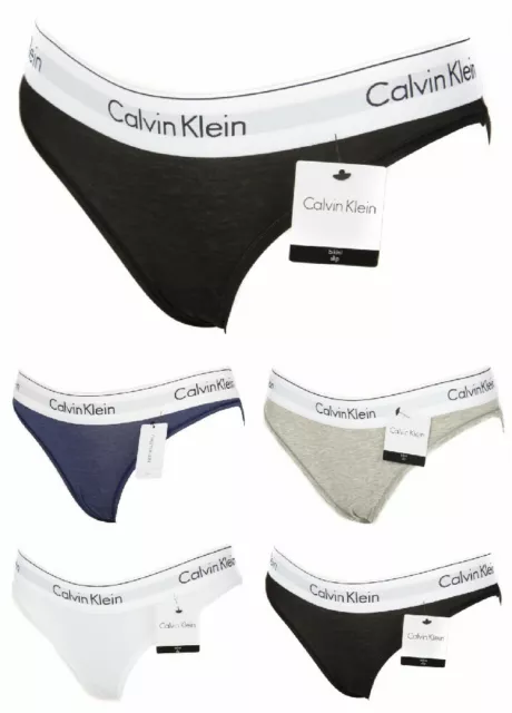 Calvin Klein Sous-vêtements brésiliens pour femmes, blanc, M