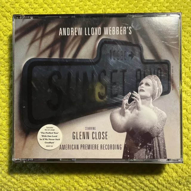 Andrew Lloyd Webber's Sunset Boulevard starring Glenn Close Musik CD🔝1994 Samm