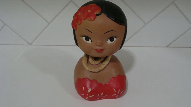 Vintage HTF Hawaiian Hula Nodder Bobblehead Unusual Hawaii