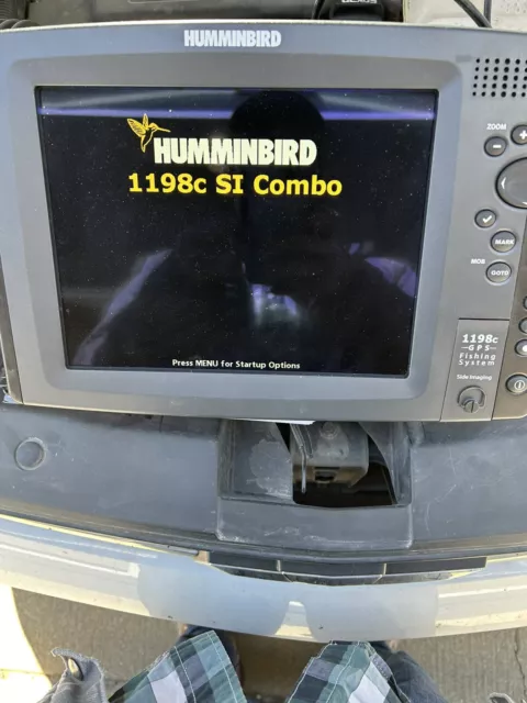 SLIGHTLY USED Hummingbird 1198c SI Combo fish finder MESSAGE WITH ?'S