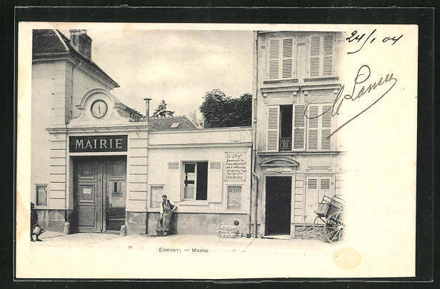 CPA Ermont, Mairie, Motiv vom Hôtel de Ville 1904