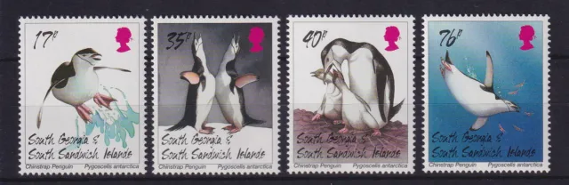 Südgeorgien und Süd-Sandwich-Inseln 1996 Pinguine Mi-Nr. 253-256 postfrisch **