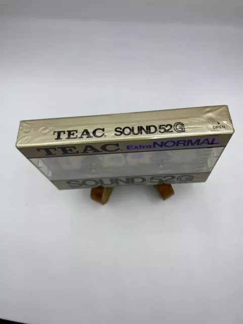 Metal Tape Cassette Audio TEAC Extra Normal Sound 52G Scellée Sealed 3