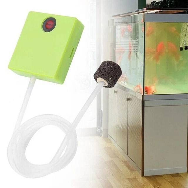 Operated Single Outlet Oxygenator Fish Tank Mini Oxygen Pump Aquarium Air Pump