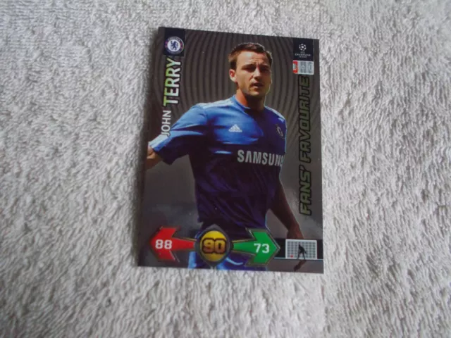 Panini Super Strikes 09-10 Football "JOHN TERRY" Chelsea Trading Card F