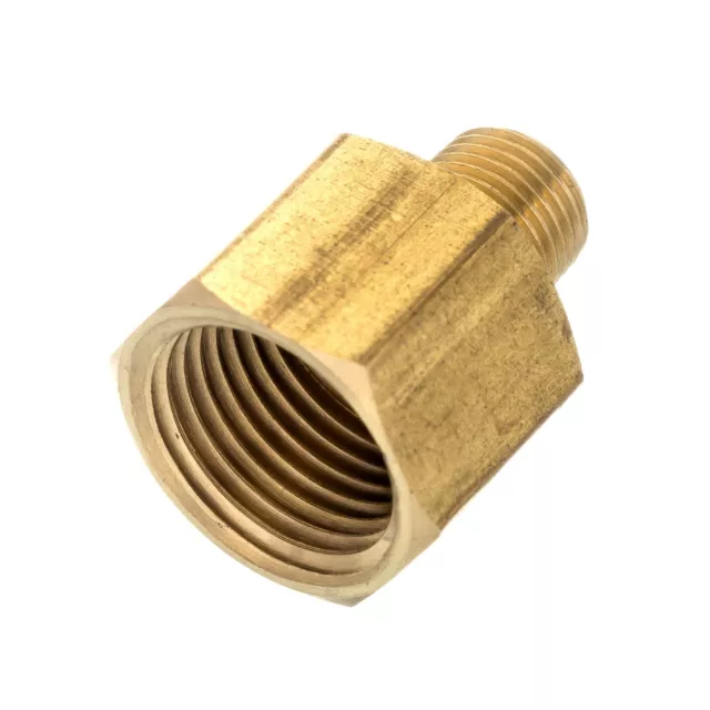 1/8" NPT Male To 3/8" NPT Female Pipe Reducer Hex Thread Adapter Thread Valve