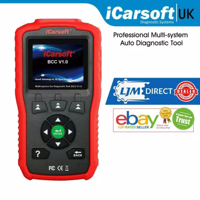 iCarsoft BCC V1.0 2024 - Pour GM Chrysler Voiture Diagnostic Scanner Outil - UK