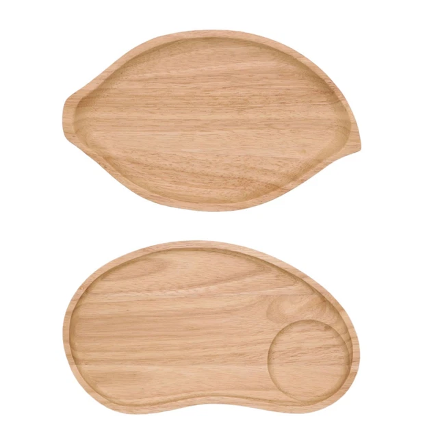 Assiette En Bois, Assiette à Pizza Non Peinte Résistante à La Chaleur, Vaisselle De Plateau De Service, Pour Restaurant à Domicile