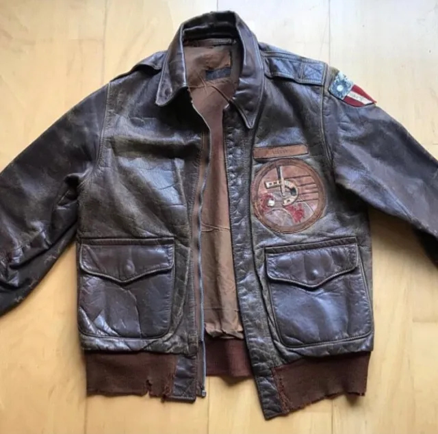 Original issued A2 jacket, 10th Airforce USAAF 341st Bomb Group ww2