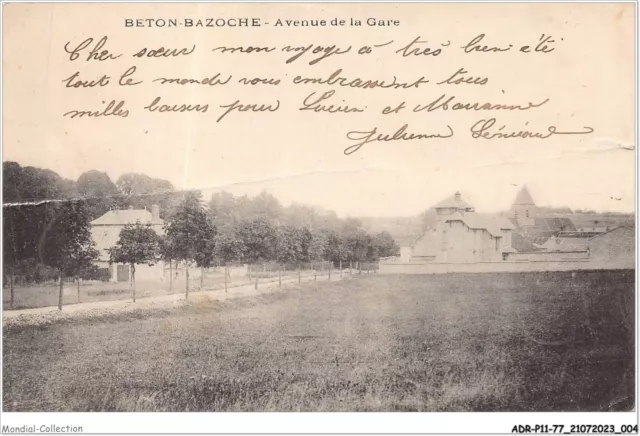 ADRP11-77-0983 - BETON-BAZOCHES - avenue de la gare