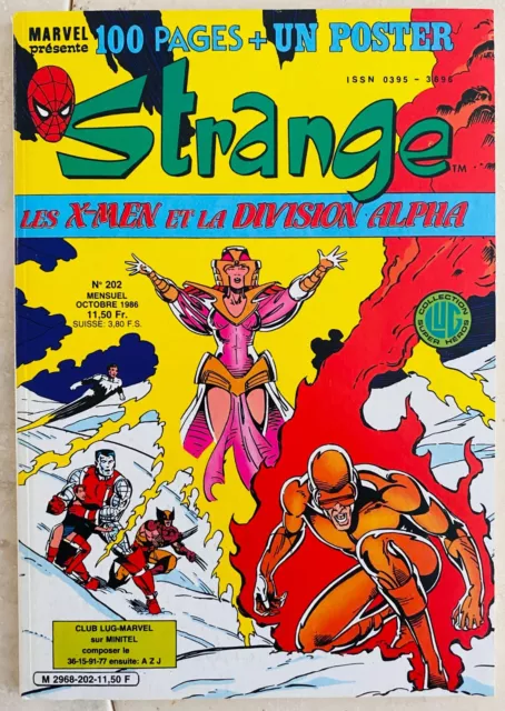 Strange N° 202 - Edition Originale 1986- Lug - Etat Neuf - Pas De Poster !!