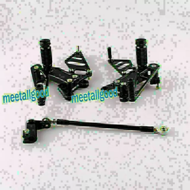 Aluminum Rear Set fits Honda 954 929 Rearset Footpegs Race Black GP Adjustable