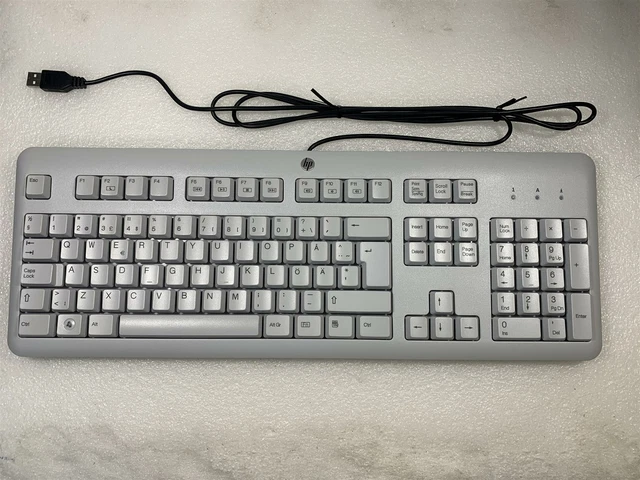 Tastiera HP KU-0316 USB QWERTY Inglese – Usata Ma Funzionante (Modello 434821-031)