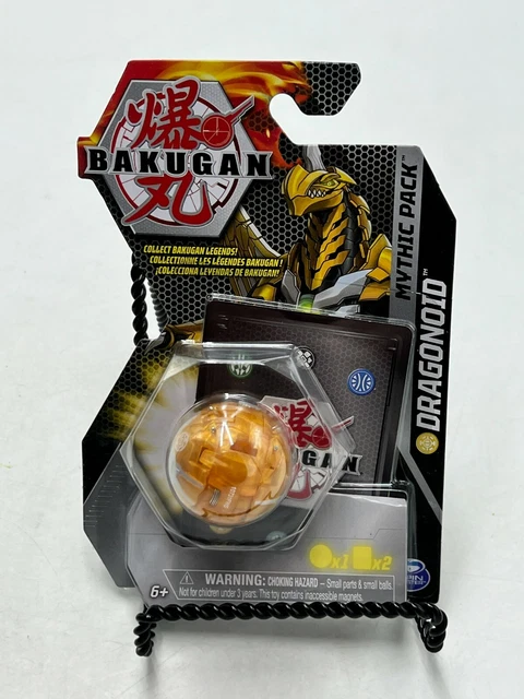 Bakugan Mythic Pack Dragonoid Transluscent Orange NEW