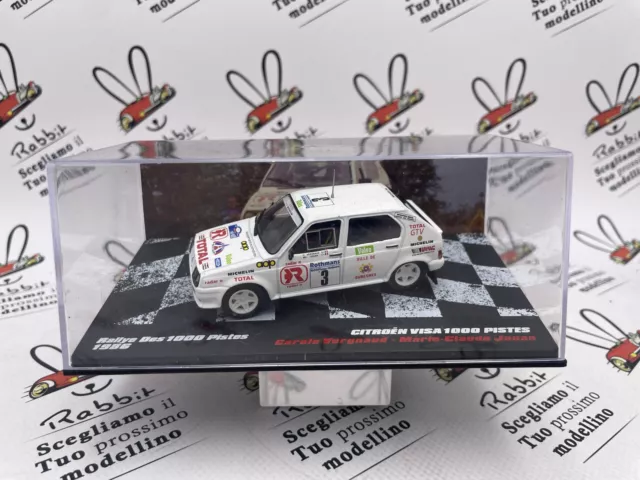 Die Cast " Citroen Visa Rallye Des 1000 Pistes De 1986 " 1/43