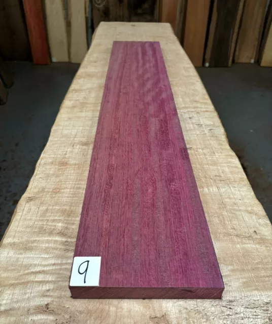 Purpleheart 25-30mm Lumber / Boards - Exotic Wood /Exotic Hardwood / Square Edge