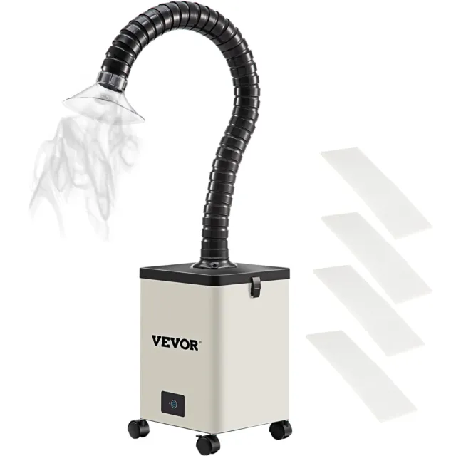 VEVOR 80W Pure Air Fume Extractor 3 Filter Smoke Purifier for Laser Engraver