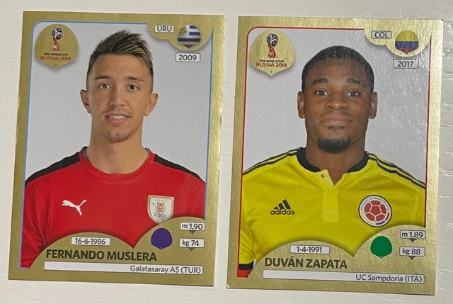 Fifa World Cup Russia 2018 Gold Stickers Set Of Two N.94, 651