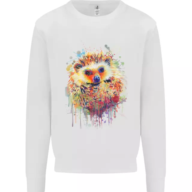 Watercolour Hedgehog Kids Sweatshirt Jumper