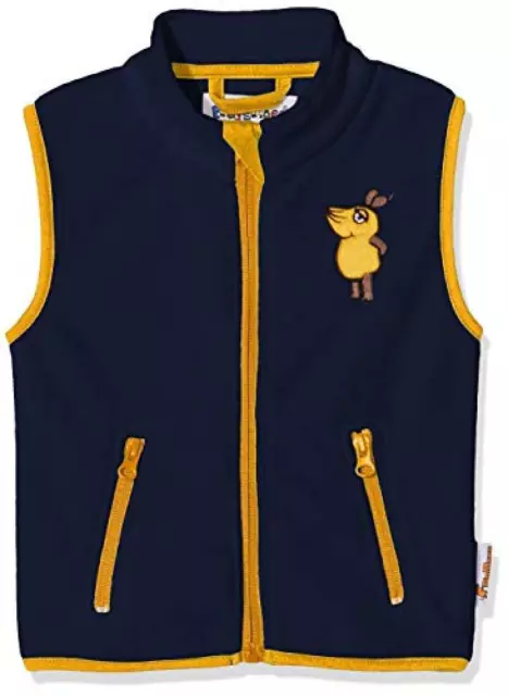 (TG. 80) Playshoes DIE MAUS Fleece-Weste Die Maus Gilet, Blu (Marine 11), 4 (Tag