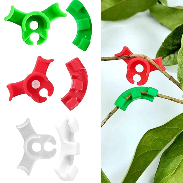 Paquet De 40 Cintreuses De Plantes, Entraîneur De Plantes Pour Faible Charge Clips De Support De Plantes Entraineur De Tiges De Plantes A 90 Degres 92249225