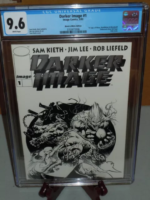 Darker Image #1 CGC 9.6 Black & White Edition Image Comics 1993 💀 Sam Kieth