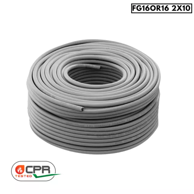 Cavo Fg16Or16 Bipolare 2X10 Mm² Doppia Guaina Per Esterno Doppio Isolamento