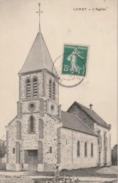 CPA 51 LUREY L'Eglise