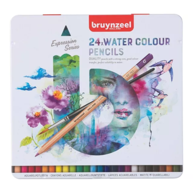 Royal Talens Bruynzeel - Expression Color de Agua Lápices Estuche 24