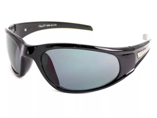 BLOC Sunglasses STINGRAY XR Polished Black with Grey CAT.3 Lenses XX45