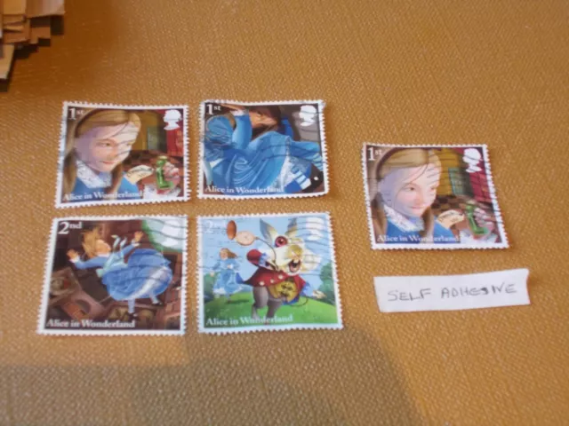 2015  5  Alice In Wonderland     Stamps   Used