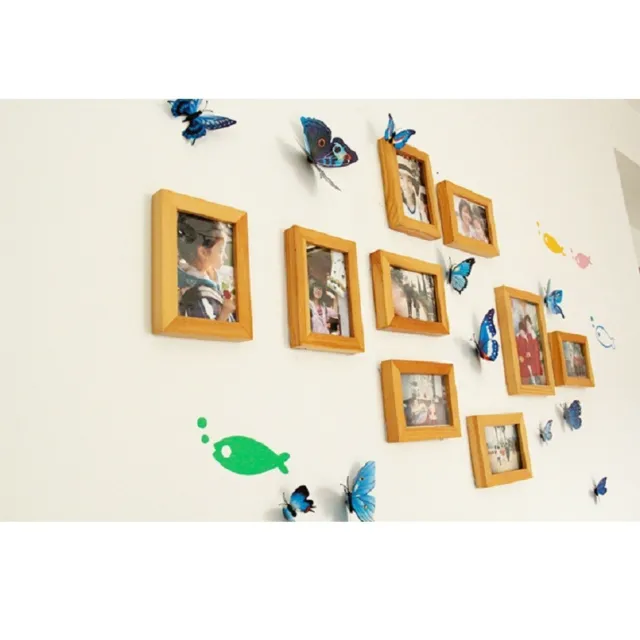 12pcs Papillon Wall Stickers 3D Art Décalque Home Enfants Décoration de Chambre