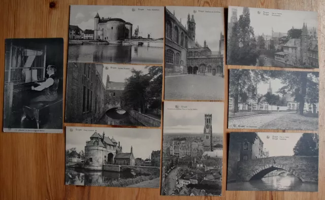 Bruges / Brugge - Lot de 26 cartes postales anciennes - 100 % CPA