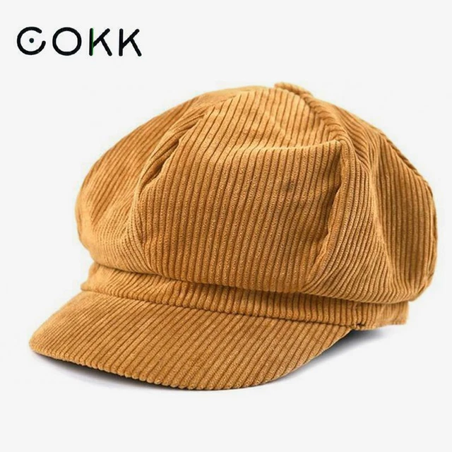 COKK Gavroche Casquette Béret Femme Béret Vintage Peintre Hiver