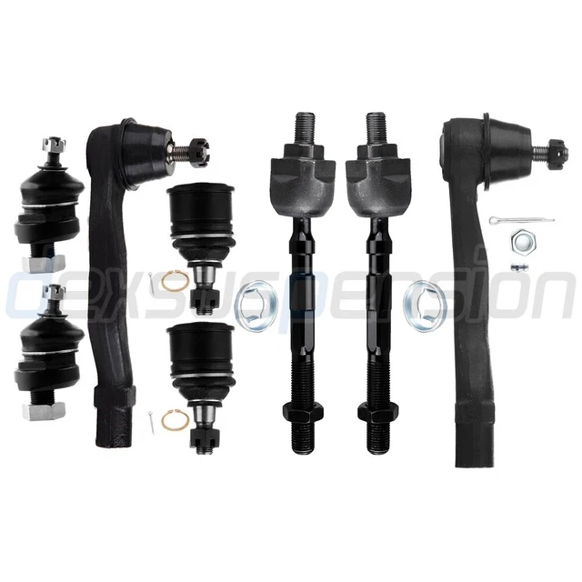 8x Inner Outer Tie Rod End Ball Joints For 1998 1999 2000 2001 Acura Integra