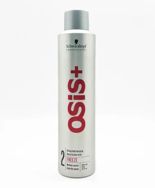Schwarzkopf OSiS+ FREEZE Medium Control Strong Hold  Hairspray, 10.1 oz