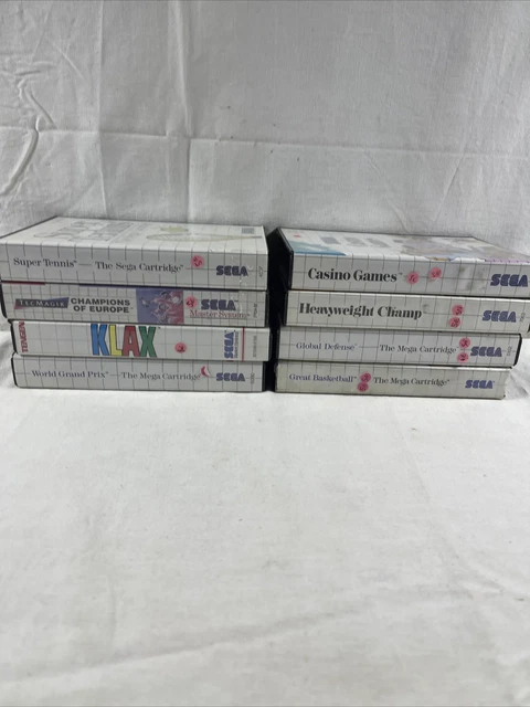 Lot De 8 Jeux SEGA Master System - Bon état, Jeux D'action/aventure - Édition France