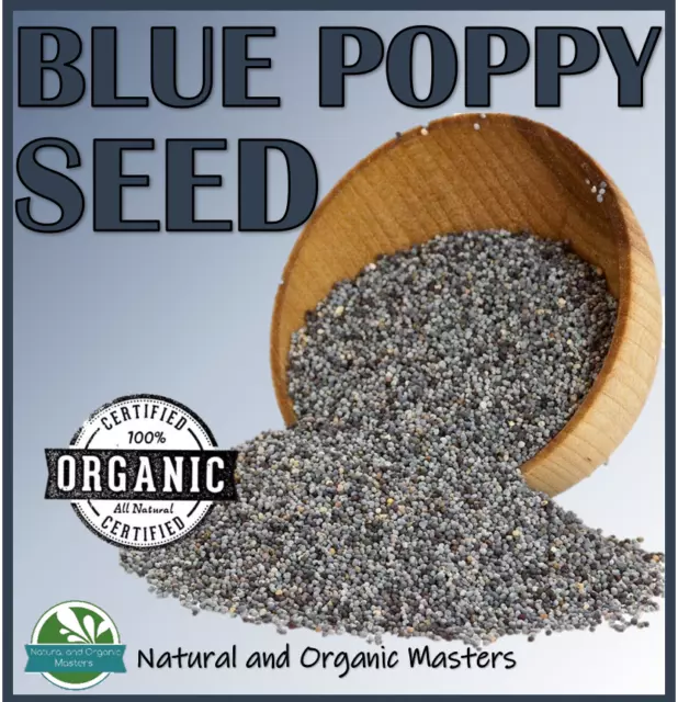 ✅ Blue Poppy Seed Kosher Health Food Premium Seeds - Various sizes