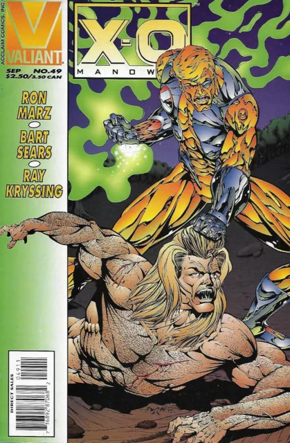 X-O Manowar Comic 49 Cover A First Print 1995 Ron Marz Sears Kryssing Valiant