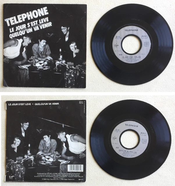 ** Téléphone Disque 45T vinyl 2 titres Le jour s'est levé **
