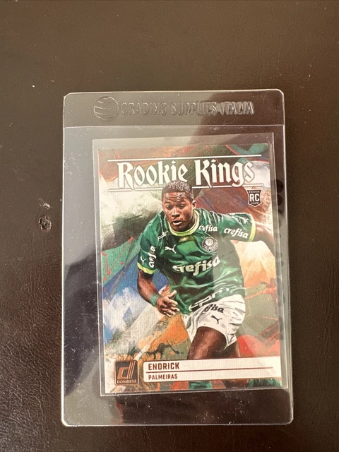 Carte Endrick 2023-24 Panini Donruss Optic Rated Rookie Argyle SP - Notée PSA 10 Gem Mint - Football