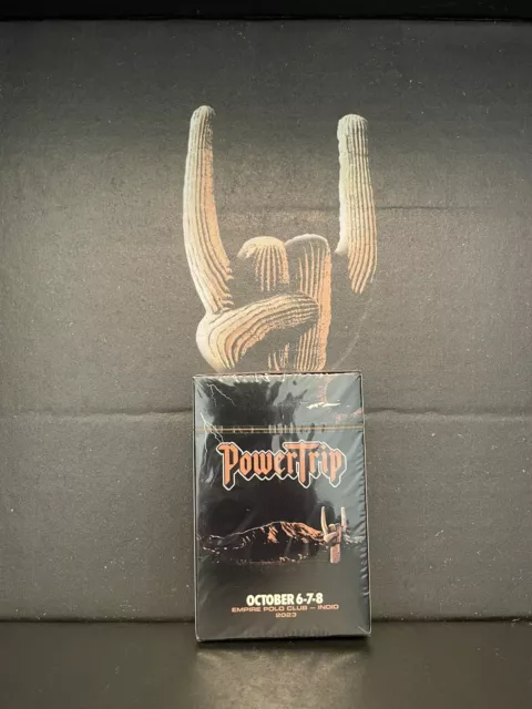 PowerTrip 2023 Indio CA Of Playing Cards VIP Metallica Guns Roses Iron Maiden