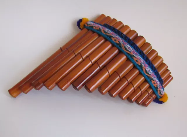 AUTHENTIC PERUVIAN PAN Flute 13 Pipes Nice Sound Beginners Level 6 1/4 ...