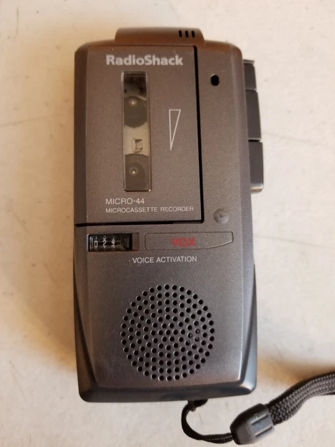 Radio Shack Micro-44 Microcassette Recorder Parts or Repair NO SOUND