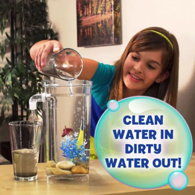 ❤️AS SEEN ON TV ~Self Cleaning Tank My Fun Fish Aquarium Setup ~ BRAND NEW❤️ 6