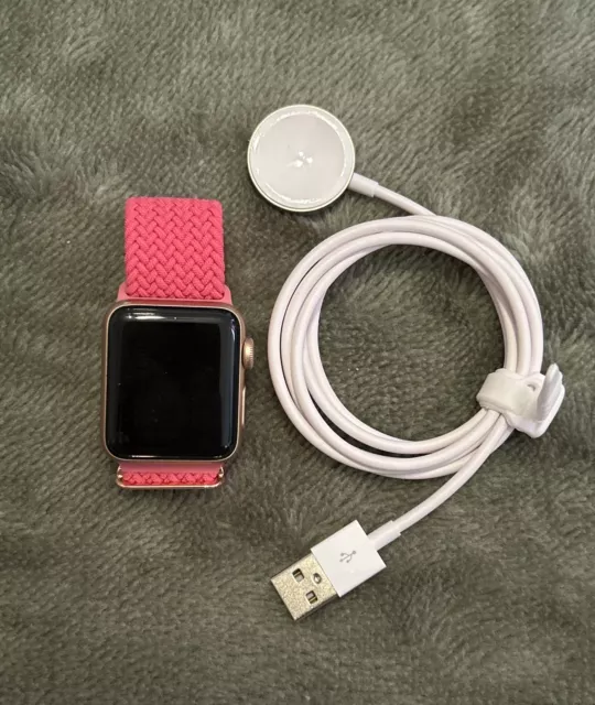 Apple watch series 3 38mm rose gold gps clearance