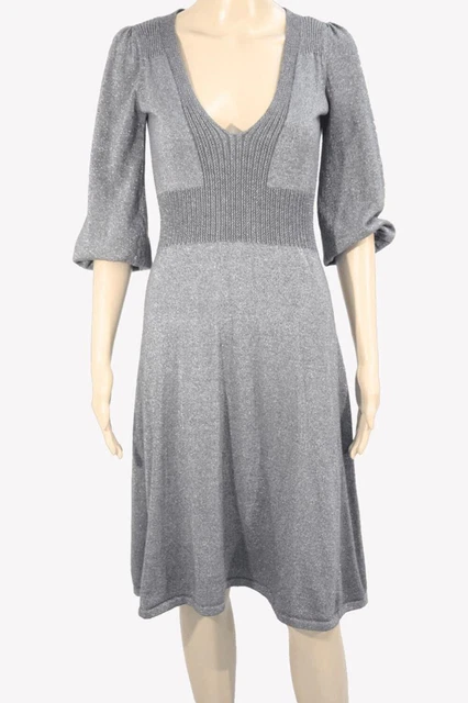 French Connection Robe Femmes Gr. 38 (UK12) Gris Shiftkleid Robe