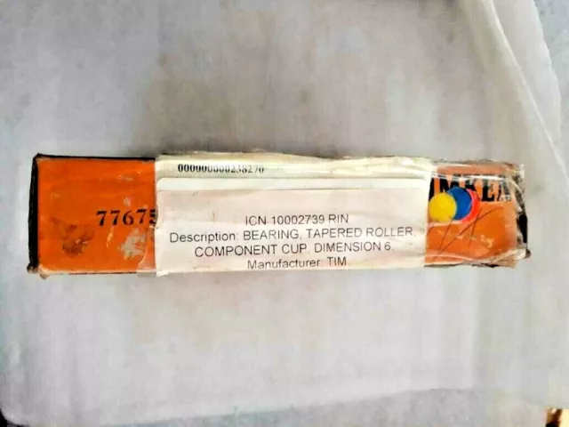 {77675 Timken Tapered Roller Bearing Single Cup} 77675 Only OUTER