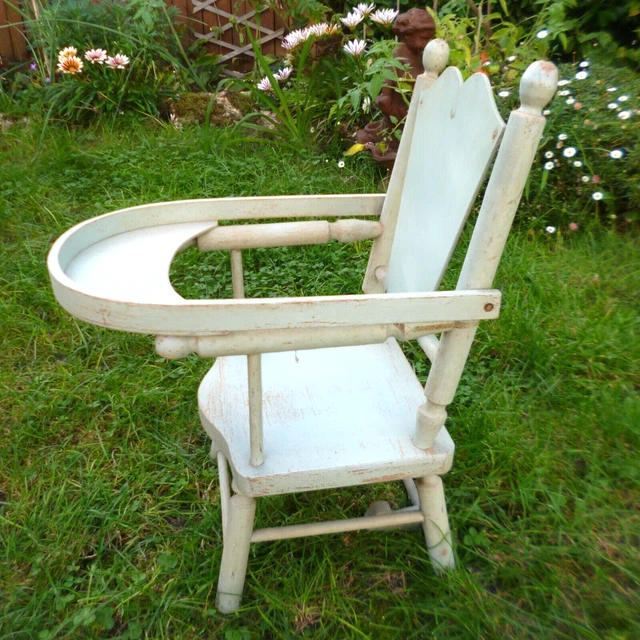 ANCIENNE POUPÉE gege avec sa chaise | UK