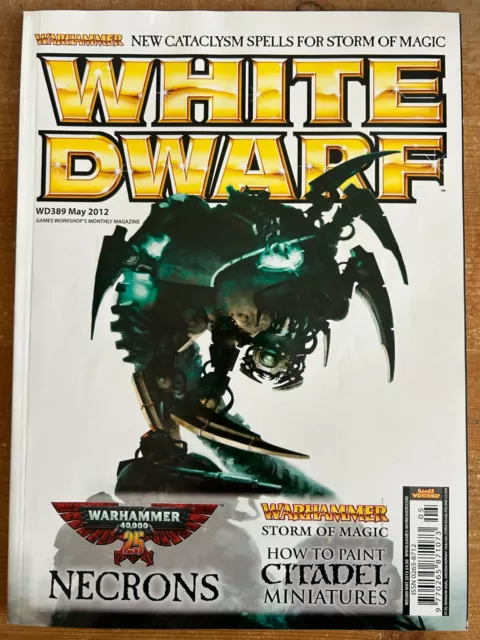 White Dwarf Issue 389 Warhammer Games Workshop Vintage Magazine May 2012